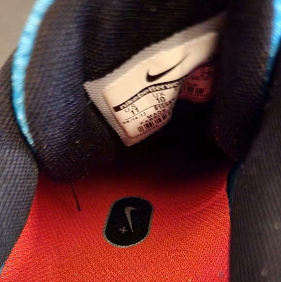 Nike Air Zoom Structure 17+ Milt Blue/Red/Black Men's Size 11 - Picture 2 of 6